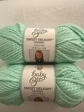 Baby Bee Sweet Delight Chunky Yarn - Aqua Sky 
4